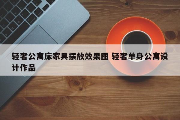 轻奢公寓床家具摆放效果图 轻奢单身公寓设计作品